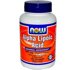 Alpha Lipoic Acid 600 mg NOW 120 tab