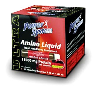 Amino Liquid 20 шт по 25мл  11500 мг Power System