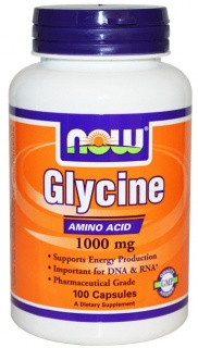 Glycine 1000 mg 100 caps Now