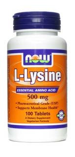 L-Lysine 500 mg 100 caps Now
