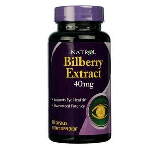 Bilberry Extract 40 mg  NATROL