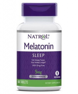 Melatonin 5 mg 60 Tabs Natrol
