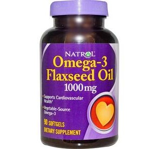 Omega-3 Flaxseed Oil 1000 mg Natrol 90 caps