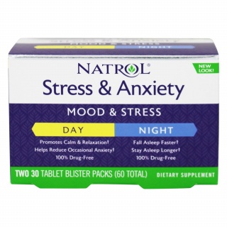 Stress& Anxiety 60 Tabs Natrol