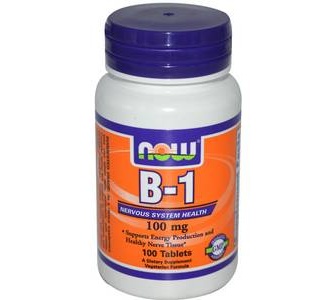 B-1 100mg Now 100 Tabs