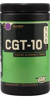 CGT10(Creatine Glutamine Taurine) 600г лимон ON