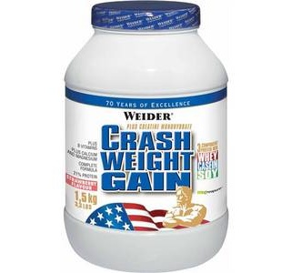 Crash Weight Gain клубника 1.5 кг Weider