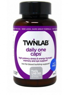 Daily One Caps Iron  90 caps Twin lab