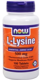 L-Lysine 500 mg 100 Tablets Now