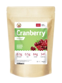 Cranberry 100g клюква вяленая UfeelGood