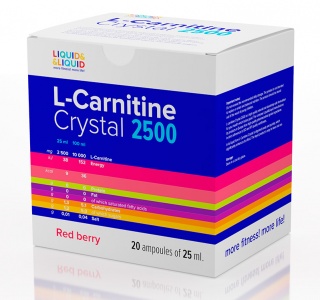L-Carnitine Crystal 2500 Citrus 20x25ml