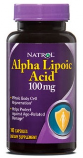 Alpha Lipoic Acid 100 mg 100 капс NATROL