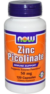 Zinc Picolinate 50 mg 120 caps Now