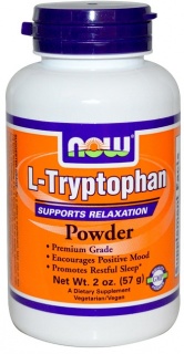 L-tryptophan 950 mg Powder free 57g Now