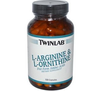 L-Arginine\L-Ornitine 750млг 100 капс Twin Lab