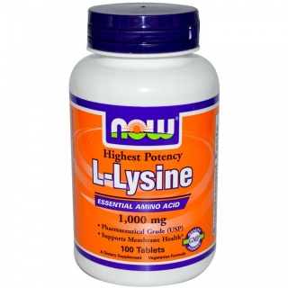 L-Lysine 1000 mg 100 Tablets Now