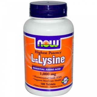 L-Lysine 1000 mg 100 Tablets Now