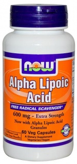 Alpha Lipoic Acid 600 mg 60 caps Now