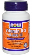 Vitamin D-3 5000 IU 120 caps Now