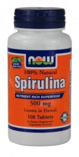 Spirulina 500mg 100tabs Now