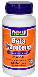 Beta Carotene 25000IU 250 Caps Now