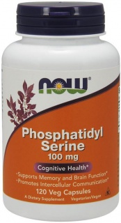 Phosphatidyl Serine 100mg 120 caps Now