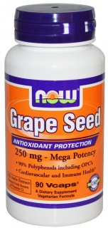 Grape Seed 250mg Now 90 caps