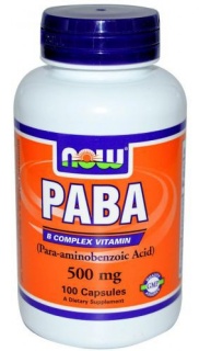 Paba 500 mg 100 caps Now