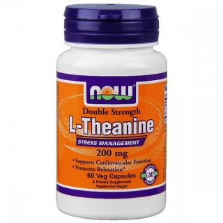 Theanine 200 mg 60 Tabs Now