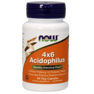 Acidophilus 4x6 Now 60 caps
