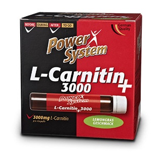L-carnitin+ POWER SYSTEM 3000 мг 20 ампул
