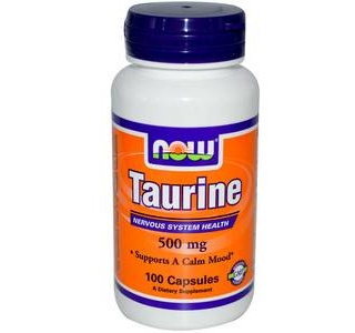 L-Taurine 500 mg 100 caps NOW