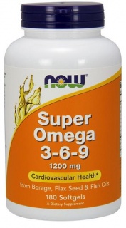 Super Omega 3-6-9 Now 1200mg 180 caps