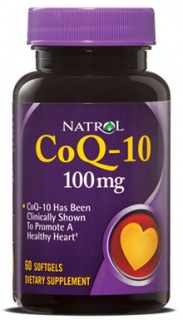 CoQ-10 60 softgels 100 мг Natrol