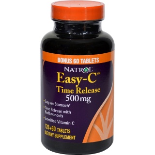 Easy C 500mg 120 + 60 tablets Natrol Time Release