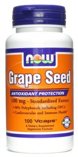 Grape Seed 100mg Now 100 caps