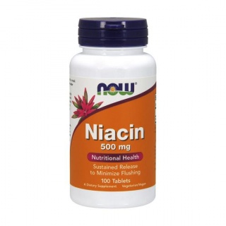 Niacin 500 mg 100 Tabs Now