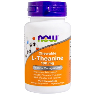 Theanine 100 mg 90 Chewables Now