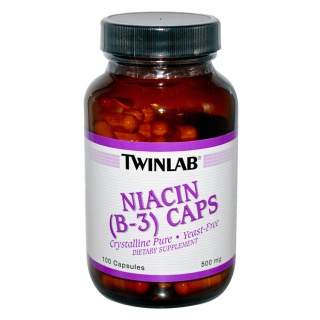 Niacin B-3 Twinlab 500 mg 100 Caps