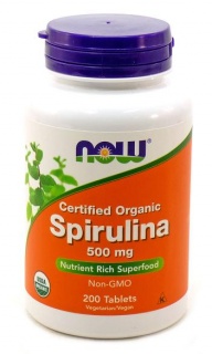 Spirulina 500mg 200tabs Now