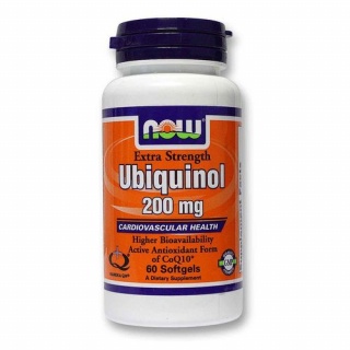 Ubiquinol 200 mg Now 60 caps