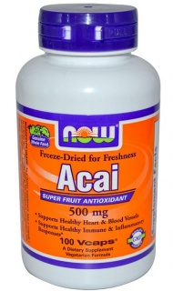 Acai 500mg Now 100 caps