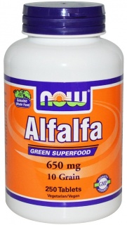 AlfaLfa 650 mg Now 250 Tabs