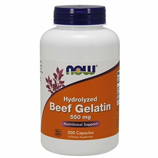 Beef Gelatin 550mg 200caps Now