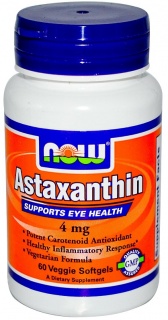 Astaxanthin 4 mg 60 caps Now