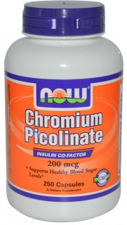 Chromium Picolinate 200 mcg 250 Caps Now