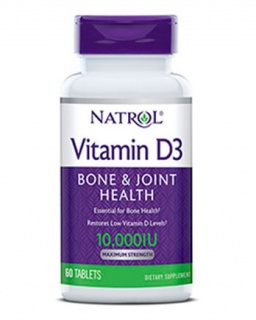Natrol Vitamin D-3 10000 IU 60 tabs