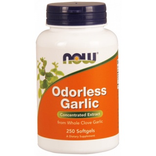 Odorless Garlic 250 softgel Now