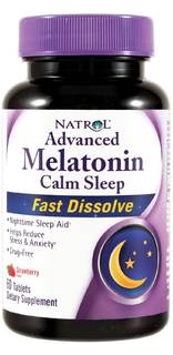 Melatonin Calm Sleep 60 Tabs Natrol