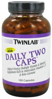 Daily Two Caps 180 Caps Twinlab